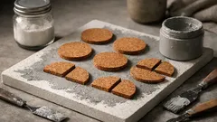 DIY wandkunst aus Kork-Untersetzern: so machst du ein Relief wie aus dem Design-Atelier