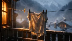 Wäsche im Winter schneller trocken: warum du sie vor dem Eindunkeln reinholen solltest