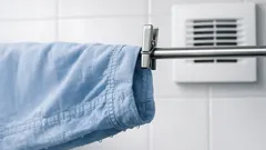 Wäsche fast trocken: Warum das Bad mit Lüfter oft die beste Lösung ist