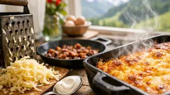 Kugelis Rezept: litauischer Kartoffelauflauf mit Speck und knuspriger Kruste