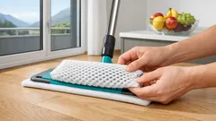 Frucht-Netzpolster nicht wegwerfen: 2 geniale Putz-Hacks für Boden und Fliegengitter